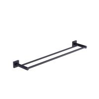 Полотенцедержатель двойной Timo Selene (12056/03) черный фото в интернет-магазине Русалия