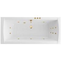 Гидромассажная ванна EXCELLENT Aquaria Lux 180x80 "SMART" (золото) WAEX.AQU18.SMART.GL фото в интернет-магазине Русалия