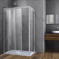 Душевой уголок Soft VSR-3SO8012CL, 1200*800, хром, стекло прозрачное Vincea фото в интернет-магазине Русалия