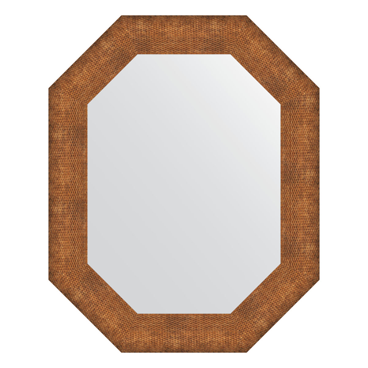 Зеркало настенное Polygon EVOFORM в багетной раме медная кольчуга, 61х76 см, BY 7294