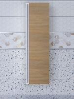 Шкаф-пенал для ванной подвесной Uperwood Barsa 35х28х120 см, белый/дуб сонома 293020529 фото в интернет-магазине Русалия