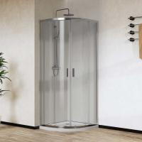 Душевой уголок City VSQ-5CT900CL, 900*900, хром, стекло прозрачное Vincea фото в интернет-магазине Русалия