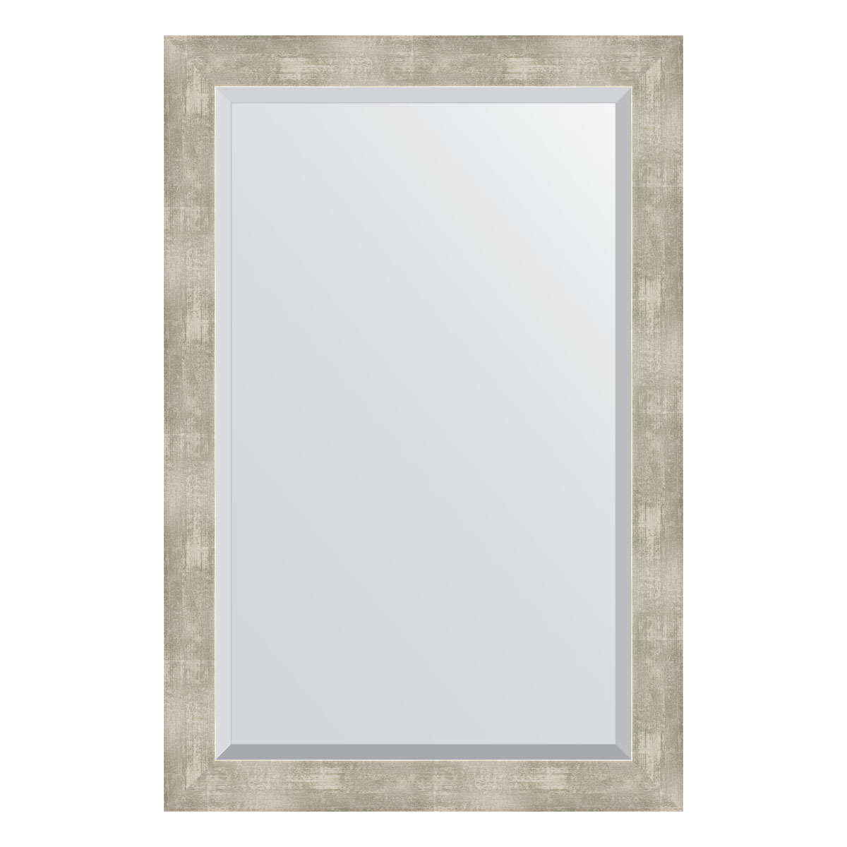 Зеркало настенное с фацетом EVOFORM в багетной раме алюминий, 61х91 см, BY 1179