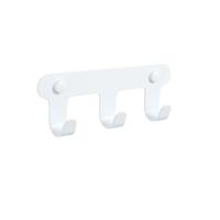 Планка с тремя крючками FIXSEN PRACTICA FX-805W-3, белый фото в интернет-магазине Русалия