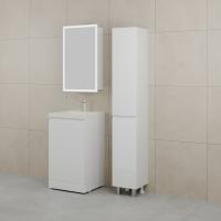 Тумба напольная "БАТЛЕР" под ASTI 500 Люкс антискрейтч белый глянец PLUS + Умывальник ASTI 500x450 кварц, жасмин Style Line фото в интернет-магазине Русалия