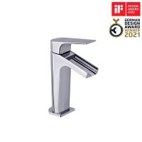 Смеситель для раковины однорычажный с открытым каскадным изливом URBAN CHIC 213101 (M) Ramon Soler фото в интернет-магазине Русалия