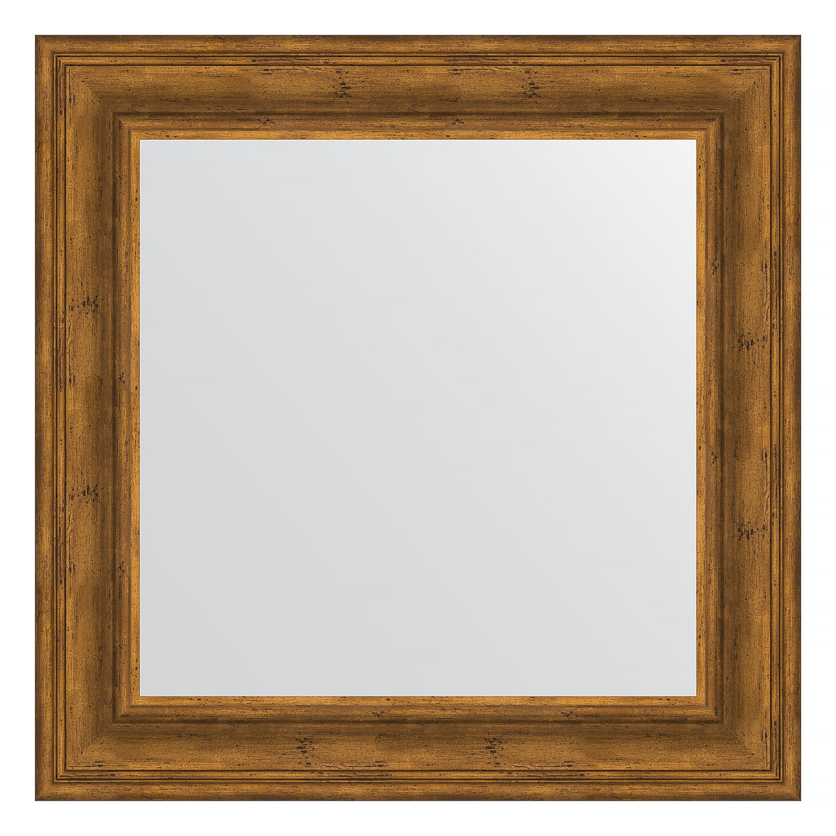 Зеркало настенное EVOFORM в багетной раме травленая бронза, 72х72 см, BY 3157
