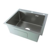 Мойка для кухни Fmark FSC5050L, сатин фото в интернет-магазине Русалия