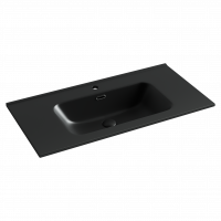 Умывальник накладной прямоугольный (цвет Черный Матовый) Element 910*465*180мм CN7002MB Ceramica Nova фото в интернет-магазине Русалия