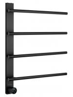 Полотенцесушитель электрический WONZON & WOGHAND NÜRNBERG, Черный матовый (WW-AL344-MB) фото в интернет-магазине Русалия