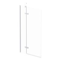 W45BS-D3W5-140CT Tender Шторка на борт ванны 80х140, поворотная с неподвижным элементом, хром, прозр Am.Pm фото в интернет-магазине Русалия