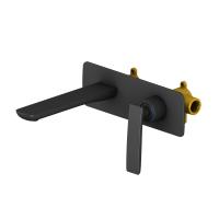 Смеситель для раковины встроенный Timo Helmi (4071/03SM) черный фото в интернет-магазине Русалия