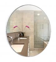 Зеркало AZARIO Плаза-4 D770 c подсветкой и диммером, сенсор выкл+часы (LED-00002301) фото в интернет-магазине Русалия