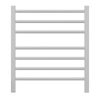 Полотенцесушитель электрический Point Веста PN70756W П7 500x600, диммер слева, белый фото в интернет-магазине Русалия