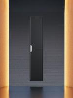 Шкаф-пенал для ванной подвесной Uperwood Modul 33х36х150 см, черный матовый 2930205301 фото в интернет-магазине Русалия