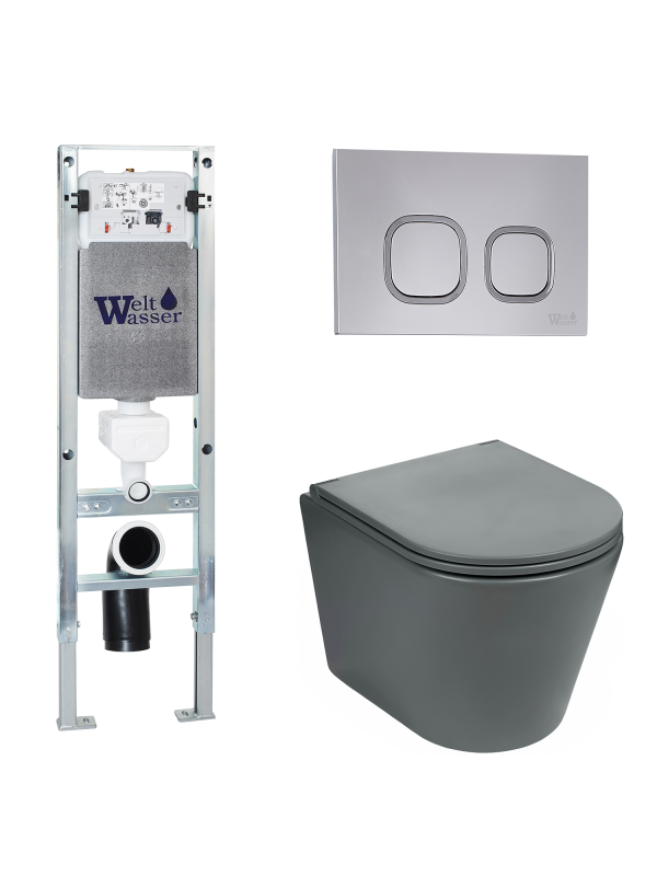 Комплект AMBERG 350 ST + SALZBACH 043 MT-GR + AMBERG RD-CR WeltWasser