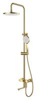 Душевая система со смесителем ESKO Sochi (SC260CRGold) фото в интернет-магазине Русалия