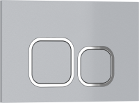 ESTI-Q Клавиша смыва 246 х 165 мм, хром глянцевый, пластик IBERICA BLANCA фото в интернет-магазине Русалия