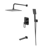 Душевая система с тропическим душем, ручным душем и изливом IDDIS Slide (SLIBL03i68) фото в интернет-магазине Русалия