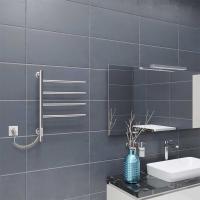 Полотенцесушитель электрический Vincea VTD-1S1CE 43x60, хром, таймер фото в интернет-магазине Русалия