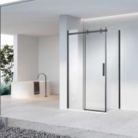 Душевой уголок Como-N VSR-4CN1014CLB, 1400*1000, черный, стекло прозрачное Vincea фото в интернет-магазине Русалия