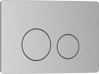 INOX-O Клавиша смыва 246 х 165 мм, хром матовый, нержавеющая сталь IIBERICA BLANCA фото в интернет-магазине Русалия