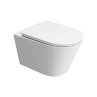 Унитаз подвесной безободковый TRE BB5180CH-TOR/SC Торнадо с сиденьем-микролифт Belbagno фото в интернет-магазине Русалия