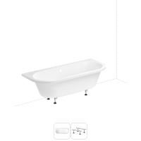 Акриловая ванна Art 170х75х43 в наборе 2 в 1: акриловая ванна, металлические ножки S1-37080075 Lavinia Boho фото в интернет-магазине Русалия