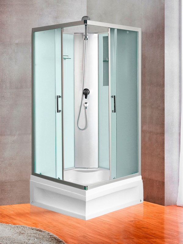 Душевая кабина QUADRO Б/К XL 90/41 MT 90*90*227 10000013950 River