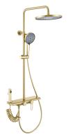 Душевая стойка OLIVE'S KABRERA (4 потока), золото (37294KBG) фото в интернет-магазине Русалия