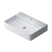 M8FWCC10601WG Func Раковина накладная, прямоугольная с пъедесталом, 60 см, цвет белый глянец Am.Pm фото в интернет-магазине Русалия