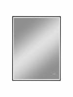 Зеркало с подсветкой Stage Black 500х700 внутренняя подсветка, сенсор справа внизу, реверсивное крепление ЗЛП3929 Continent фото в интернет-магазине Русалия