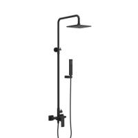 Система для душа наружного монтажа EXCELLENT Rain Keria AREX.2081BL (черный мат) фото в интернет-магазине Русалия