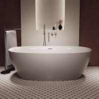 Ванна акриловая Vincea VBT-708-1700, 1700*800*585, цвет белый, щелевой перелив, слив белый фото в интернет-магазине Русалия