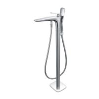 Смеситель для ванны напольный VTF-102CH однорычажный, хром Vincea фото в интернет-магазине Русалия