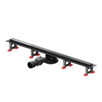 W01SC-S11-080-05BM MasterFlow Трап для душа линейный универс затвор Slim line 80см цвет черн мат Am.Pm фото в интернет-магазине Русалия