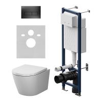 Инсталляция ErgoFit с подвесным унитазом Aquaspin и клавишей IS110338.851900 Am.Pm фото в интернет-магазине Русалия