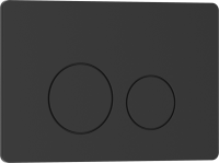 INOX-O Клавиша смыва 246 х 165 мм, черный матовый, нержавеющая сталь IBERICA BLANCA фото в интернет-магазине Русалия