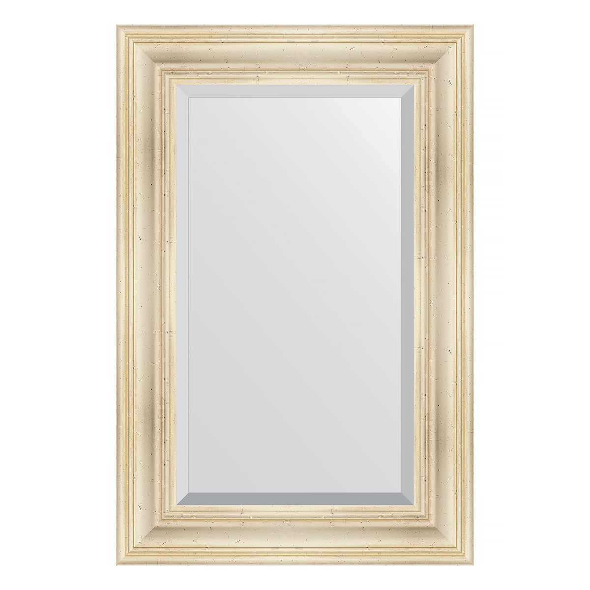 Зеркало настенное с фацетом EVOFORM в багетной раме травленое серебро, 59х89 см, BY 3419