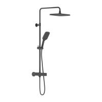 953800300 Gala душевая система с душевым ТМС смесителем, чёрный фото в интернет-магазине Русалия