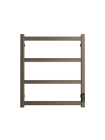 Полотенцесушитель ДВИН J plaza neo 60/50 Электрический К диммер квадрат Оружейная сталь 4657795054860 фото в интернет-магазине Русалия