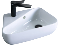Раковина подвесная асимметричная Simple-N N9275R отв.слева 45*27,5 см GID фото в интернет-магазине Русалия