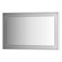 Зеркало настенное в багетной раме хром со встроенным LED-светильником Ledside EVOFORM 120x75 см, BY 2207 фото в интернет-магазине Русалия