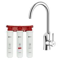 Комплект Lemark Смеситель LM3072C для кухни + Фильтр BASIC для очистки воды от хлора и вредных примесей (LM3072C085) фото в интернет-магазине Русалия