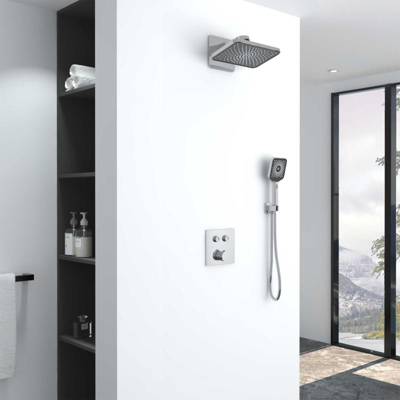 Душевой комплект VSFW-421I4CH встраиваемый, двухрежимный, хром Vincea