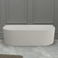 Ванна из искусственного камня ABBER Stein AS9630 белая матовая 170х75х55 см фото в интернет-магазине Русалия