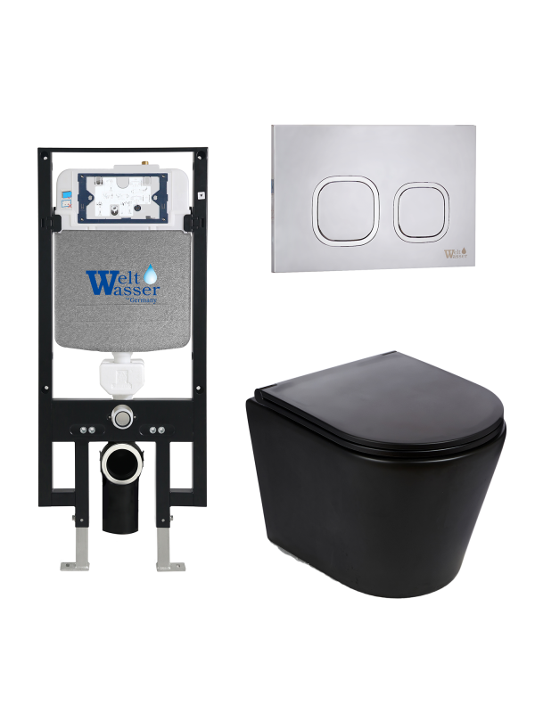 Комплект AMBERG 497 + SALZBACH 043 MT-BL + AMBERG RD-MT CR WeltWasser