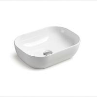 Раковина керамическая Vincea VBS-102, 455*330*130, накладная, цвет белый фото в интернет-магазине Русалия