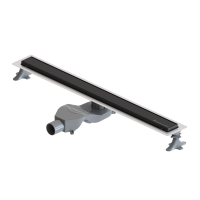 Душевой лоток Premium Linear 80см, нерж.сталь ЧЕРНЫЙ 982-80-B Boheme фото в интернет-магазине Русалия