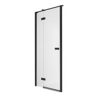 Дверь в нишу NEW TRENDY REFLEXA BLACK L 140x200 EXK-4910 (черный) фото в интернет-магазине Русалия